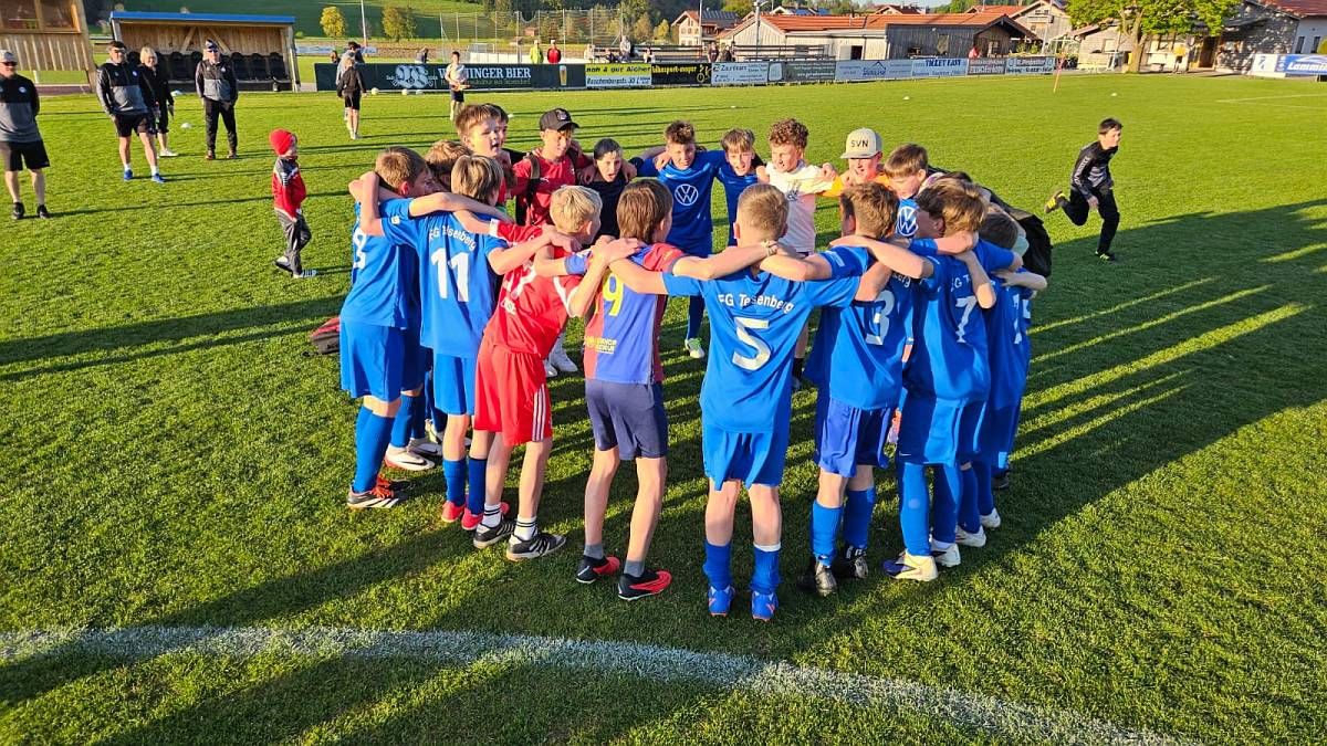 U13 der JFG Teisenberg